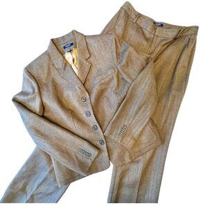 Womens Tweed Chaps Pantsuit Size 16
